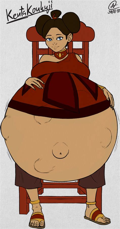 Rule 34 1girls A0iisa Avatar The Last Airbender Belly Belly Button Big Belly Big Breasts