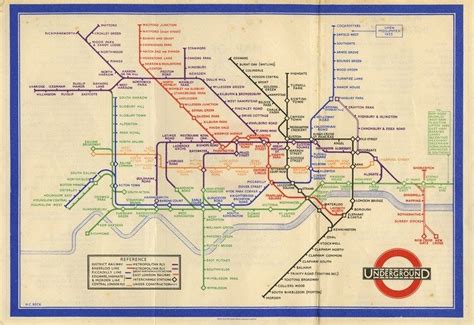 The Dramatic History Of Londons Underground London Tube Map London