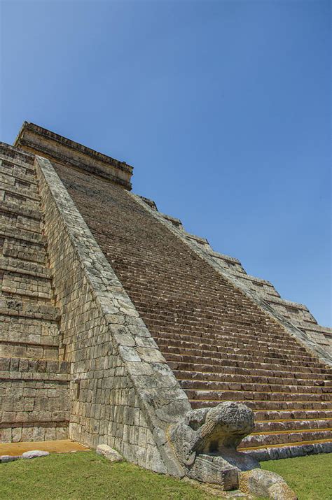 Ancient Step Pyramid Kukulkan Photograph By Jerry Ginsberg Fine Art