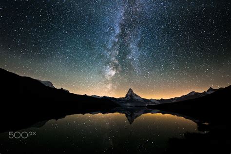 Matterhorn With Milky Way Matterhorn Milky Way Landscape Photography
