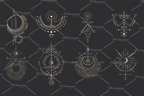 Space Symbols Set By Chikovnaya Thehungryjpeg