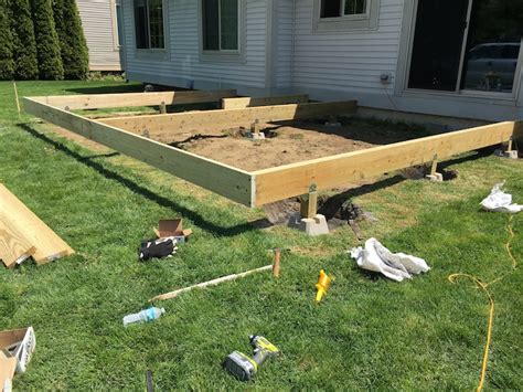 How To Build A Deck Attached To A House Builders Villa