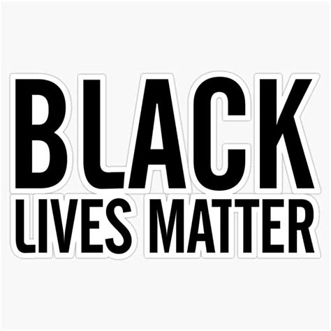 Black Lives Matters Sticker Sticker Vinyl Bumper Sticker