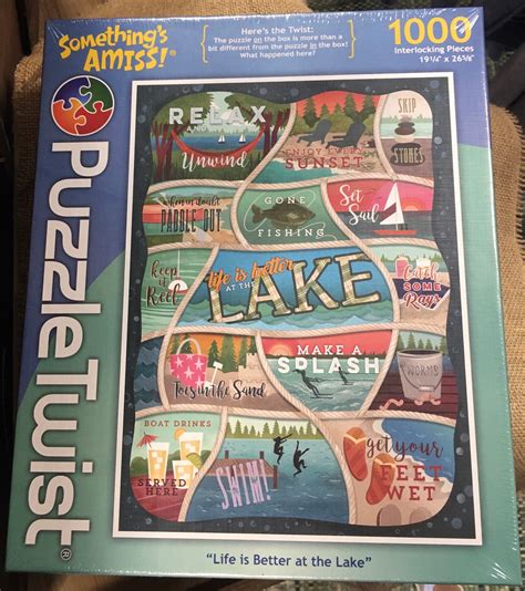 Life Is Better At The Lake Puzzle Visit Brainerd