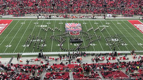 Ohio State Marching Band Halftime Show Rolling Stones Tribute