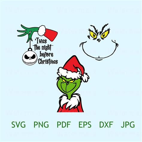 Grinch Christmas Svg Files Bundle Layered Grinch Svgs Png Etsy