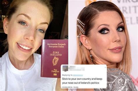 Comedian Katherine Ryan Has Best Response To Troll Who Told Her To Keep Her Nose Out Of