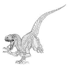 Jurassic park camarasaurus coloring page free printable coloring. Jurassic World Indoraptor coloring page | Raptor ...