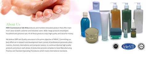 Provide contract manufacturing sevices (oem service offered, design service offered & buyer label offered) of personal care, cosmetic, nutrition & home care product since year 2004. MBH COSMECEUTICAL SDN. BHD. - OEM, Private Label