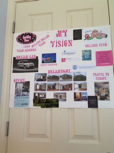 Vision Board Project Vision Board Diy Vision Board Examples