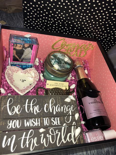 What you give to a college graduate will depend on how well you know the person, and what their plans are after graduation. College Graduation Gift Box Best Friend Boyfriend ...