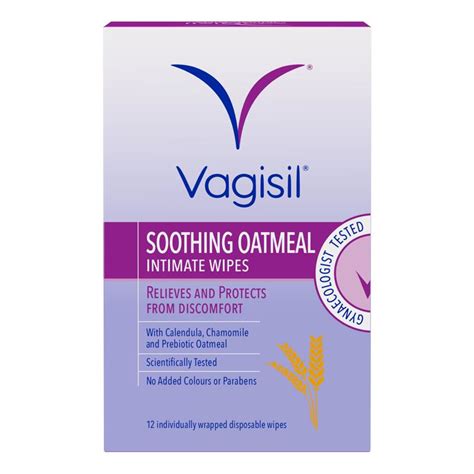 Buy Vagisil Soothing Oatmeal Wipes 12pk Online At Chemist Warehouse®