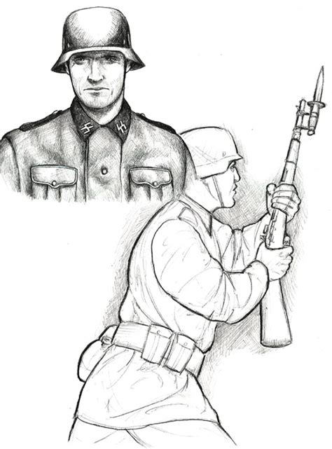 How To Draw A Nazi Soldier Easy