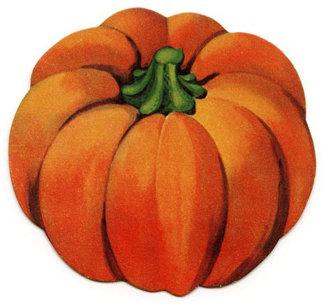 Vintage Halloween Clip Art Cute Little Pumpkin The Graphics Fairy