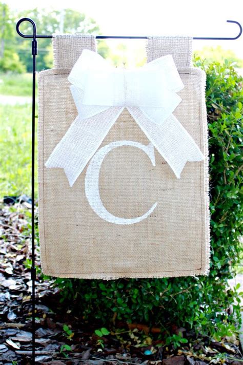Pin By Lifeonpurpose On For The Home Burlap Garden Flags