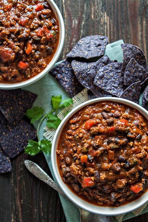 Pumpkin Black Bean Turkey Chili Tips On How Not To Make Chili Bean