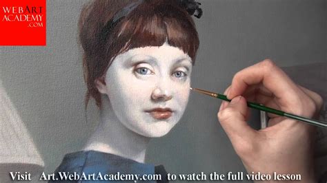 Oil Painting Demonstration Portrait Painting Youtube