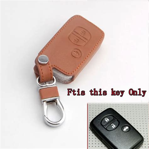 Buy Brown Leather Car Smart Remote Key Fob Holder
