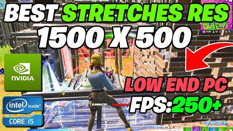 Best Stretched Resolution In Fortnite For Max Fps 🔧fps Boost On Low