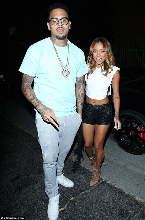 Chris Brown And His Girlfriend Karrueche Brush Off Split Rumours