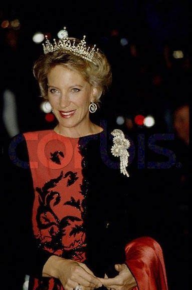Princess Michael Wearing The Festoon Tiara And The Diamond Daisies
