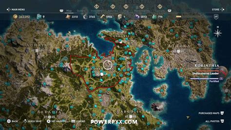 Assassins Creed Odyssey Interactive Map Maping Resources