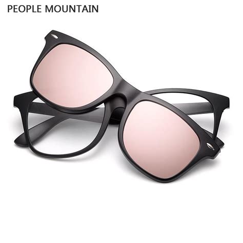 Ultra Light In Polarized Magnetic Clip On Sunglasses Over