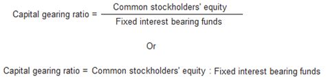 The gear ratio is the ratio between the number of teeth on two gears that are meshed together, or two sprockets connected with a common roller chain. The capital gearing ratio measures the extent to which a ...