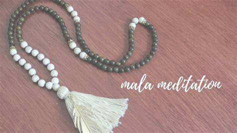 how to use mala beads for meditation youtube