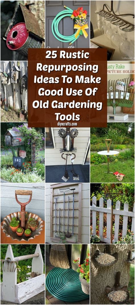 25 Rustic Repurposing Ideas To Make Good Use Of Old Gardening Tools