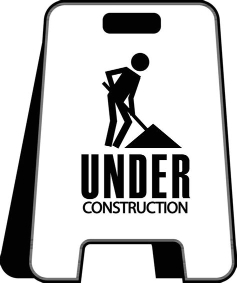 Under Construction Signage 24812097 Vector Art At Vecteezy
