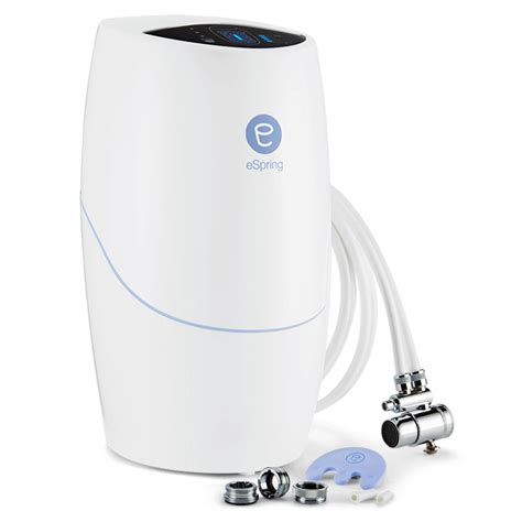 espring™ uv water purifier above counter model water treatment amway