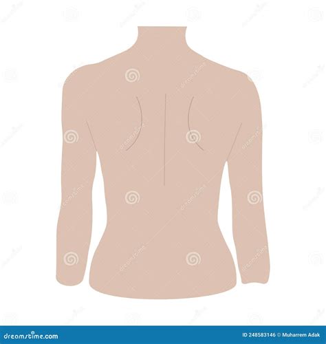 Woman Back Illustration Design Element Stock Illustration Illustration Of Body Clipart