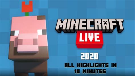 Minecraft Live 2020 Highlights Youtube