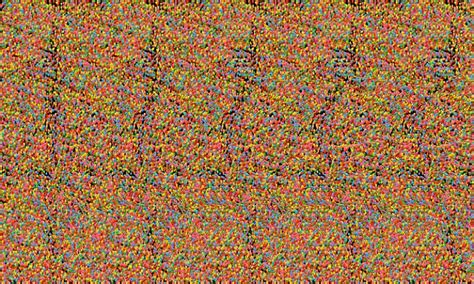 Researchers reveal how the Magic Eye puzzle illusions work | Daily Mail