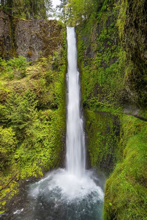Tunnel Falls Oregon United States World Waterfall Database
