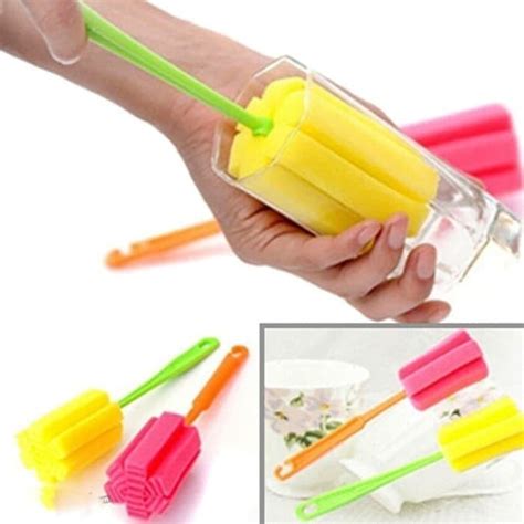Berikut cara mencuci botol susu bayi manual yang sehat dan aman. Sikat Warna Warni Botol Spons Pencuci Botol Susu | Shopee ...