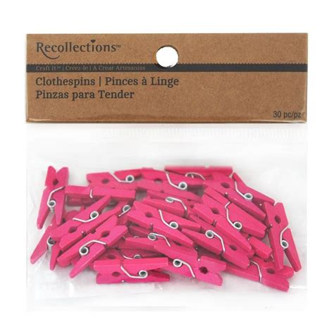 Mini Clothespins By Celebrate It® Entertaining 30ct Clothes Pins Clothes Pin Crafts Mini