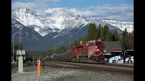 Canadian Pacific Railroad Banff British Columbia May 2018 Youtube