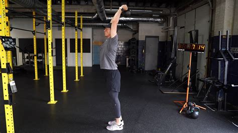 Kettlebell Standing Tricep Extension Youtube