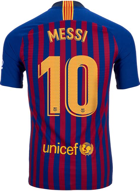 201819 Nike Lionel Messi Barcelona Home Match Jersey Soccerpro