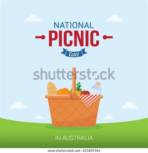 National Picnic Day Vector Illustration Suitable Stock Vector Royalty Free 623609366