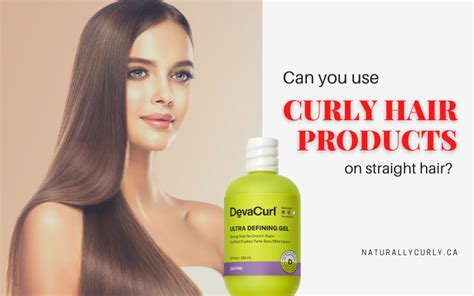 Can You Use Curly Hair Products On Straight Hair