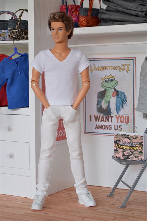 Diy barbie clothes how to make patterns diy ideas for barbie doll barbie pattern tutorial in this diy barbie tutorial i will. Ken doll in white - 1/ 6 scale clothes without closure ...