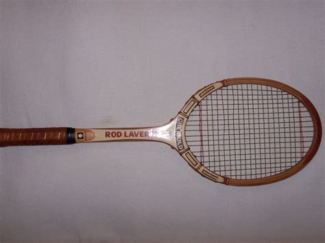 Vintage Wooden Tennis Racket Chemold Rod Laver Tournament Ebay