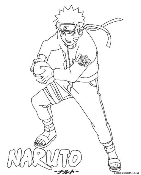 Naruto Coloring Pages Free Printable 014