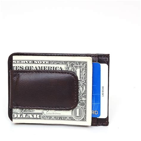 Now you can shop for it and enjoy all you need to do is sort by 'orders' and you'll find the bestselling leather card case with money clip on aliexpress! Mens Leather Money Clip Slim Front Pocket Wallet Magnetic ID Credit Card Holder