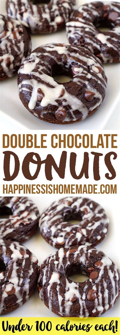 Healthy Double Chocolate Zucchini Donuts Under 100 ...