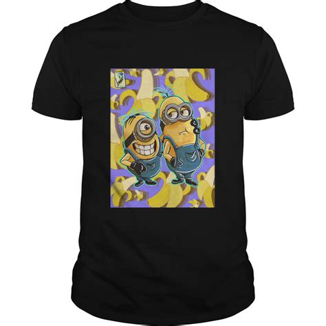 Minions Despicable Me Bananas Cartoon Kidsadults T Shirt Classic T Shirt