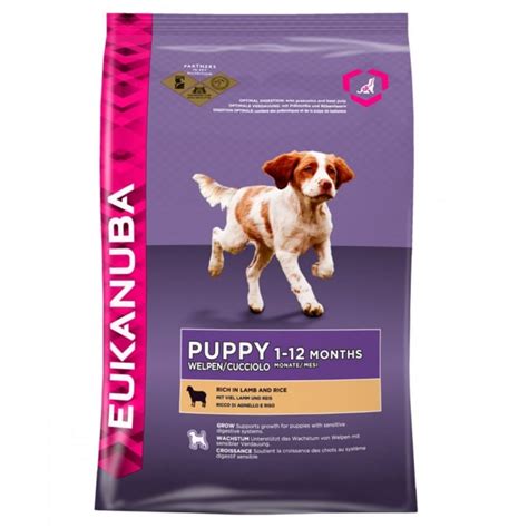 It is customized for breed as large breeds have different needs. Eukanuba Puppy & Junior All Breeds Dog Food Lamb & Rice ...